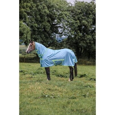 Bucas Freedom Fly Sheet lichtblauw Afbeelding van de Bucas Freedom Fly Sheet in de kleur lichtblauw