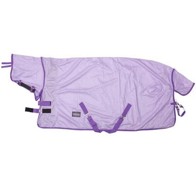 Epplejeck full neck vliegendeken paars Afbeelding van de Epplejeck Full Neck vliegendeken in de kleur paars