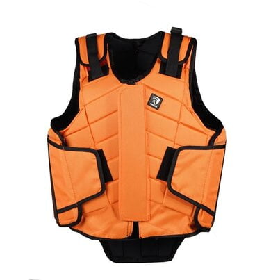 Afbeelding van de Horka Flex Plus junior bodyprotector in de kleur oranje