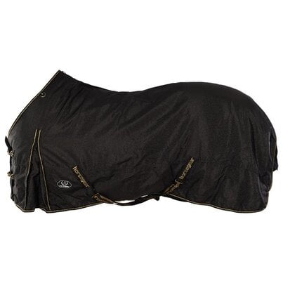 Horsegear Limited Edition GLitter zwart goud Afbeelding van de Horsegear Limited Edition Glitter regendeken voor paarden in de kleur zwart-goud