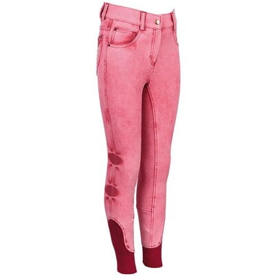 Harry's Horse Loulou Denim rijbroek voorkant Afbeelding van de voorkant van de Harry's Horse Loulou denim rijbroek