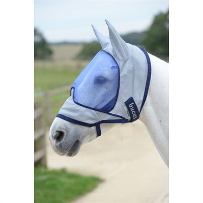 Bucas Buzz Off Deluxe met oren Afbeelding van een paard met de Bucas Buzz Off Deluxe met oren