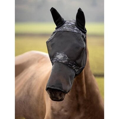 LeMieux Visor-Tek full donkerbruin Afbeelding van de LeMieux Visor-Tek Camo Full in de kleur donkerbruin
