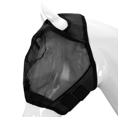 horsegear vliegenkap zwart Afbeelding van de Horsegear vliegenkap in de kleur zwart