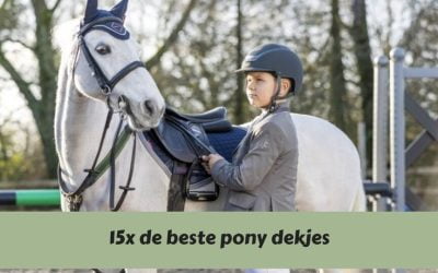 Speciaal voor je kleine viervoeter het mooiste pony dekje